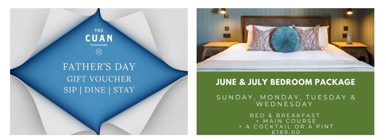 Father's Day Offers at The Cuan, Strangford